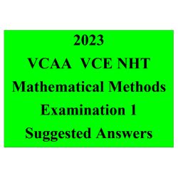 Detailed Answers Vcaa Vce Nht Mathematical Methods Examination