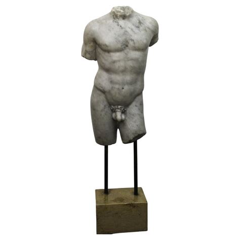 Sculpture Torse masculin 120cm Marbre Début du XXe Catawiki