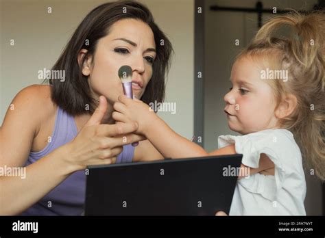 Mother Daughter Duo Turn Their Living Room Into A Makeup Playground