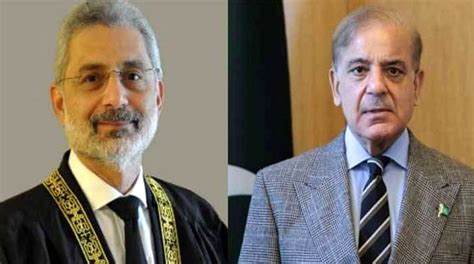 Pm Holds Meeting With Cjp Qazi Faez Isa At Supreme Court