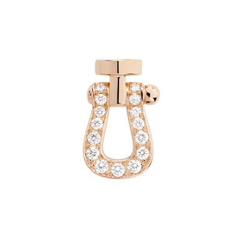 Puce D Oreille Gauche Fred Force Petit Mod Le En Or Rose Et Diamants