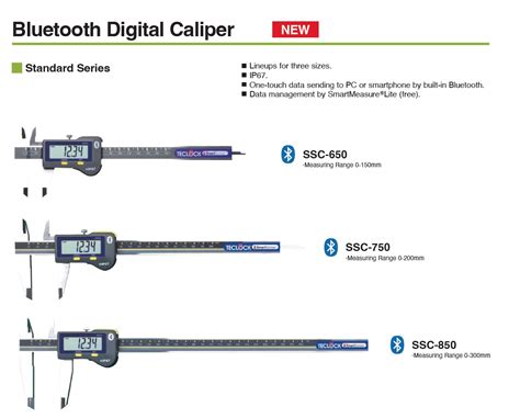 Ichiban Precision Sdn Bhd Teclock Teclock Bluetooth Digital Caliper