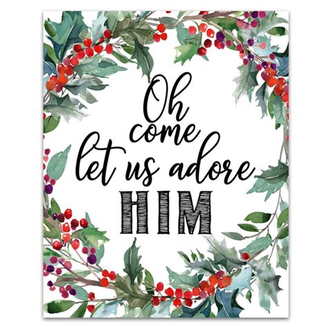 6 Free Printable Christmas Signs Six Clever Sisters