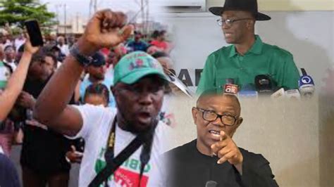 Tension As Peter Obi Supporters Clash With Lp Julius Abure Abure