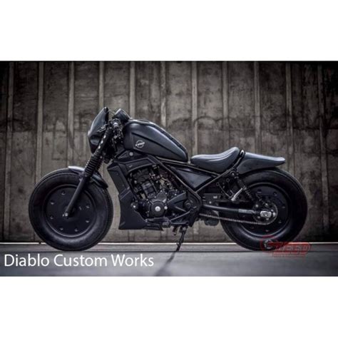 Honda Rebel Cmx 300 500 Diablo Custom Works Full Headlight Cowl Windshield