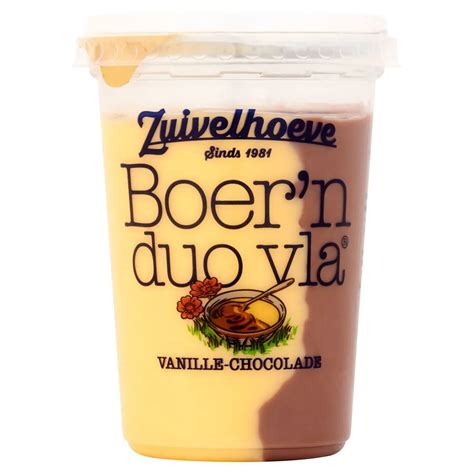 Boer N Duo Vla Vanille Chocolade G Carrefour Belgique