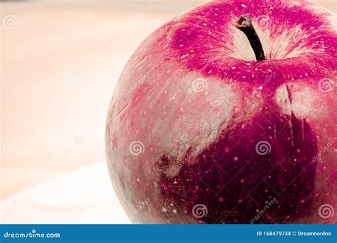 Red Ripe Apple on an Isolated Background Stock Photo - Image of juicy, natural: 168479738