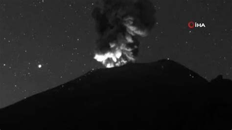 Meksika Daki Popocatepetl Yanarda Nda Son G Nde Patlama