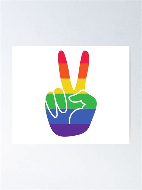 Lgbt Visual Rainbow Pride Poster For Sale By Edition01 Redbubble