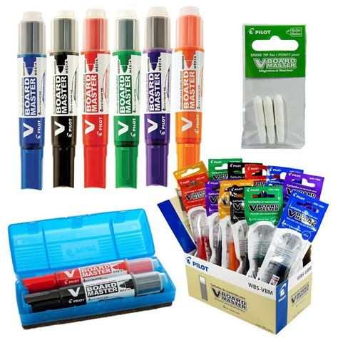 Kit Pincel De Quadro Branco Refis Apagador E Ponta Pilot Quadro