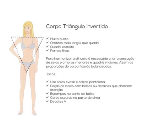 Pin De Luh Pinheiro Em Guarda Roupa Corpo Tri Ngulo Invertido