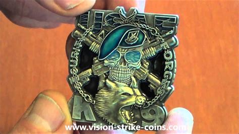 Usaf K9 Security Forces Coin From Vision Strike Youtube