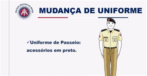 Pol Cia Militar Da Bahia Muda Cores Dos Uniformes E Fardamentos Acesse