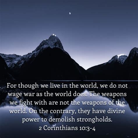 2 Corinthians 103 4 New International Version Niv Bible Faith In