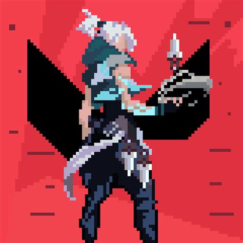 Valorant Logo Pixel Art - ABIEWQ