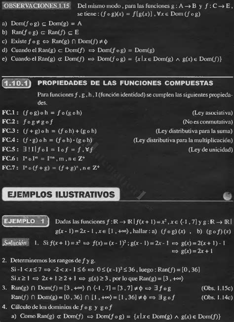 Funciones Compuestas Ejercicios Resueltos Pdf