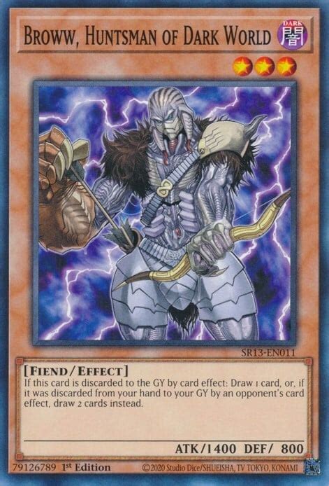 Broww Cacciatore Del Mondo Oscuro Structure Deck Dark World Yu Gi