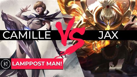 Camille Top Lane Vs Jax Gameplay A Very Passive Jax Youtube