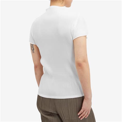 Pleats Please Issey Miyake Mist Basics Top White END US