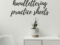 Handlettering Practice Sheets Ideas Brush Lettering Lettering