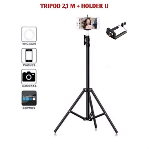 Jual Paket Selfie Tripod 2 Meter Tripod Selfie 2 Meter Tripod 2 1