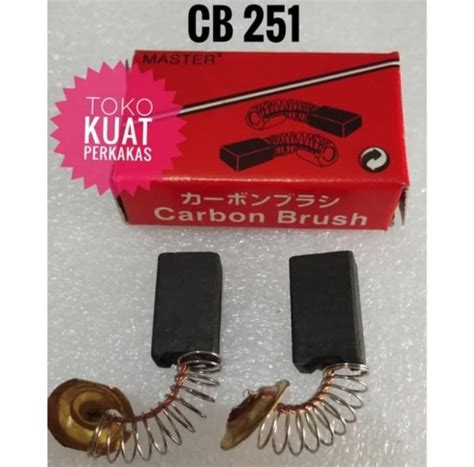 Jual MASTER Cb 251 Arang Carbon Brush Gerinda Tangan Makita 4100NB Di