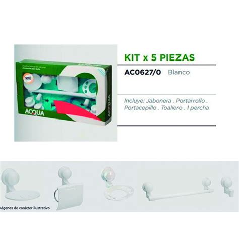 Kit P Ba O Piezas Blanco Sifolimp Sanitarios Gerard Venta Por