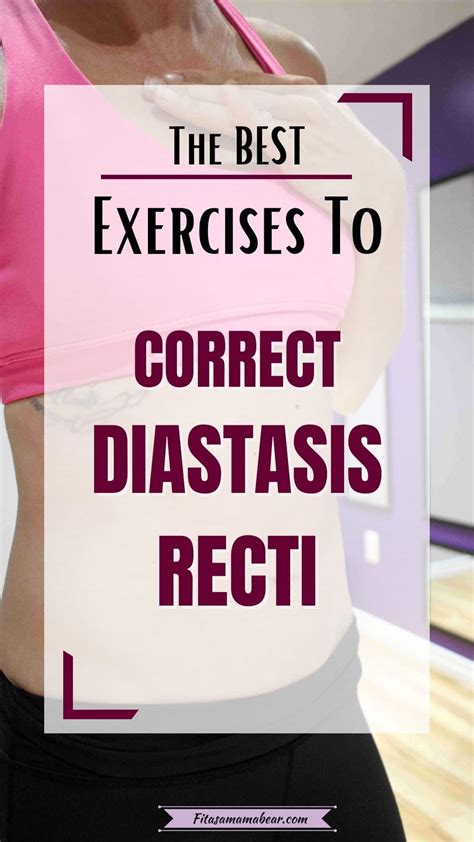 4 Corrective Exercises For Diastasis Recti With Video