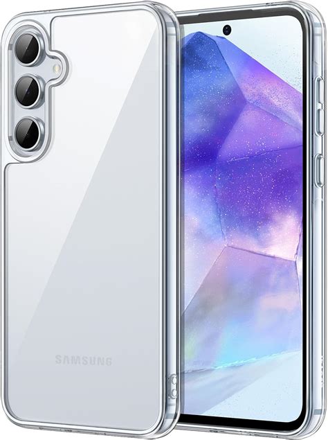 JETech Hülle für Samsung Galaxy A55 5G Nie Vergilbung Stoßfeste