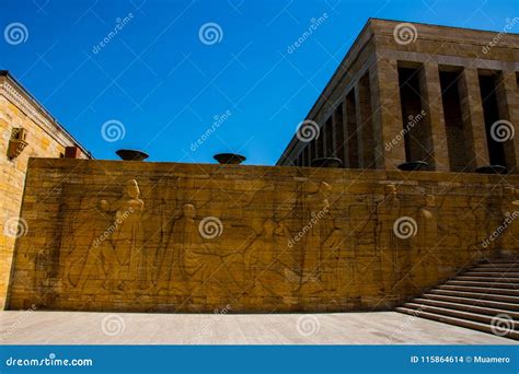 Monumental Tomb In Ankara Editorial Stock Image Image Of Anitkabir