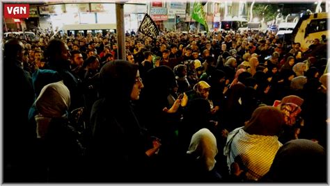 İsrail in Gazze deki hastaneye saldırısı Van da protesto edildi Van