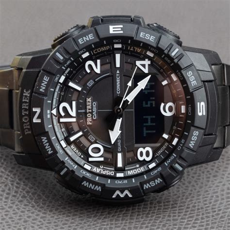 Watch Review Casio Pro Trek Prt B Black Titanium Ablogtowatch