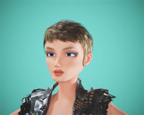 3d Model Cartoon Girl Vr Ar Low Poly Cgtrader