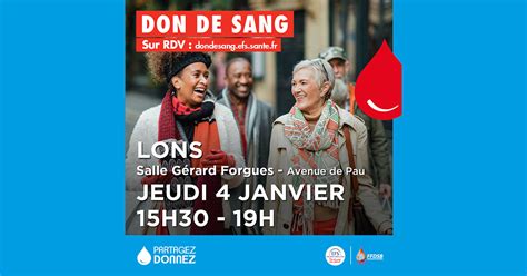 Don Du Sang Site Officiel De La Ville De Lons 64