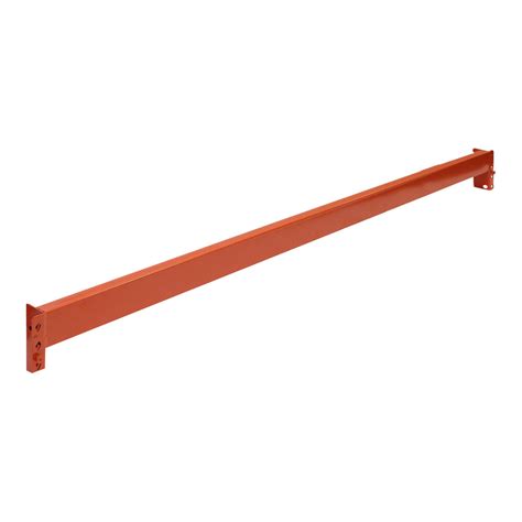 Interlake Mecalux Orange Heavy Duty Non Slotted Pallet Rack Beam