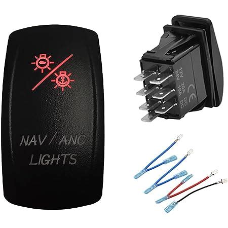 Amazon Esupport Car Truck Boat Motor V A Light Push Button