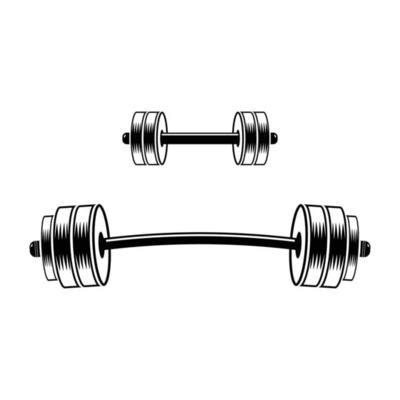 Barbell Vector Art, Icons, and Graphics for Free Download