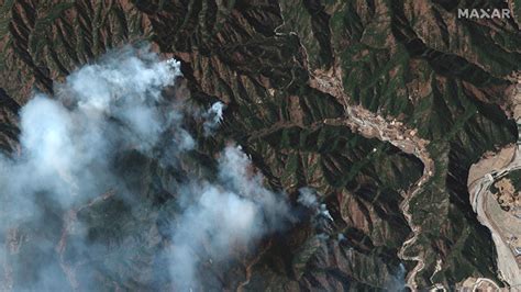 Forest Fires Break Out Across South Korea