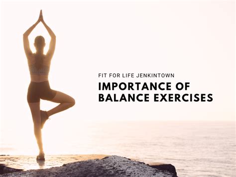 5 Importance of Balance Exercises - Fit For Life Jenkintown