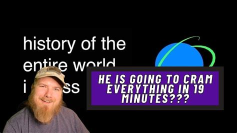 History Of The Entire World I Guess REACTION YouTube