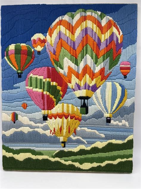 Vintage Hot Air Balloon Pattern