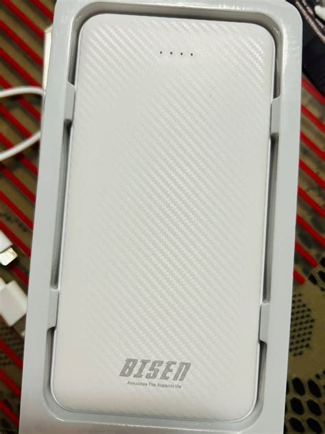 BISEN BP 105 10000MAH Fast Charger Slim Portable Power Bank Series W