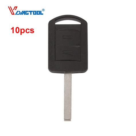 VDIAGTOOL Replacement 5pcs Remote Styling 2 Button Car Key Shell Fob