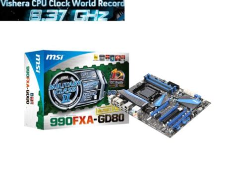 Msi 990fxa Gd80 Military Class Ii Am3 Gaming Motherboard Pc Den