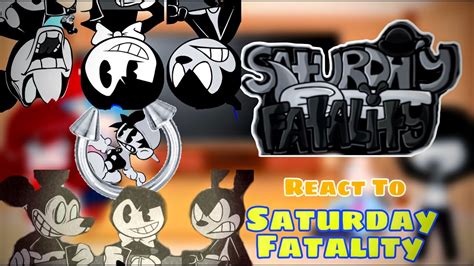 Saturday Fatality Fnf React To D Sides Wednesday S Infidelity Oswald