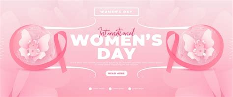 Premium Vector International Womens Day Banner Design