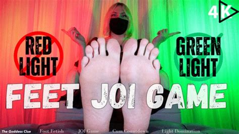 Red Light Green Light Feet Joi Game 4k The Goddess Clue Foot Fetish Fun Jerk Off