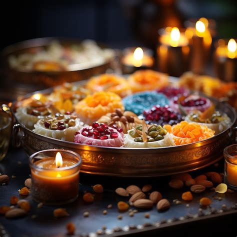 Premium AI Image | Exquisite Diwali Desserts