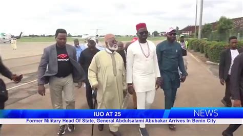 Former Military Head Of State Gen Abdulsalami Abubakar Arrives In