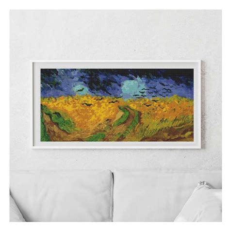 Van Gogh Embroidery Etsy